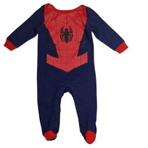Marvel Spiderman Superhero  Footie size 6-12 Months